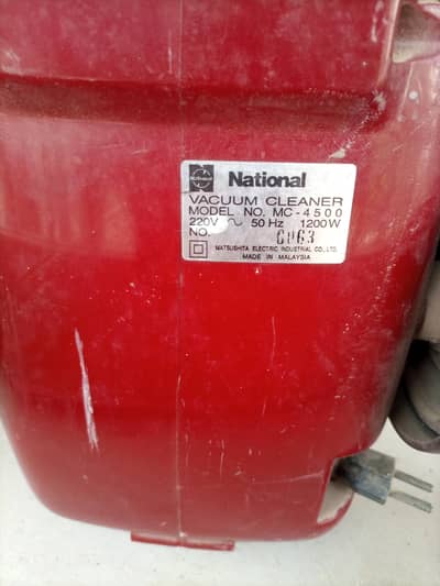 natinal vaccume cleaner