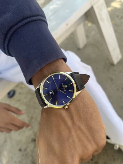 Prestige Men’s Watch P3584M-07 – Deep Blue Dial