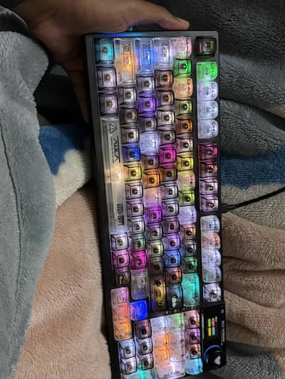 Aula F98 pro gaming keyboard with a lot of effects