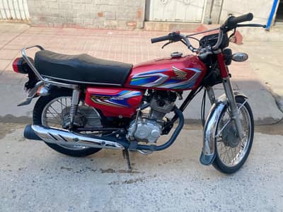 Honda CG 125 model 2021/2022 All Punjab number