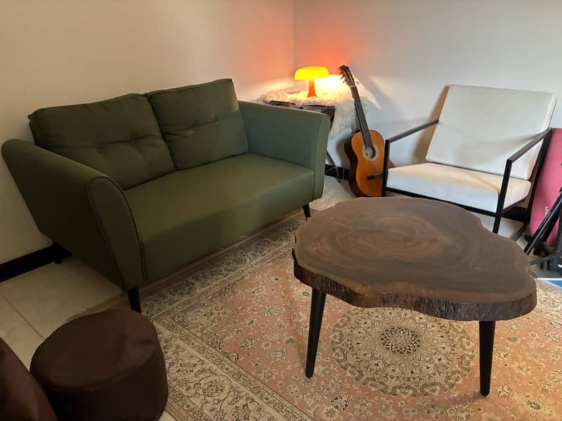 Solid Wood Tree Trunk Coffee Table 2