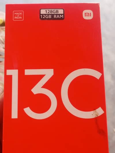sell and exchange redmi 13c with box 6+6#128 GB