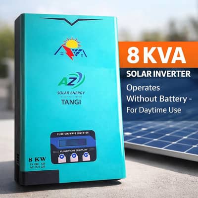 8kva solar inverter without Battery day work