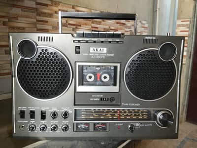 Akai Stereo 4 Band Radio Cassate Recorder Model No AJ-480FS
