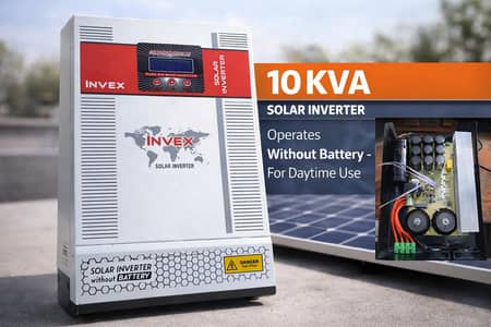 10KVA inverter without Battery day work