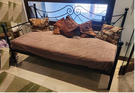 IKEA Day Bed Metal Frame with Matress