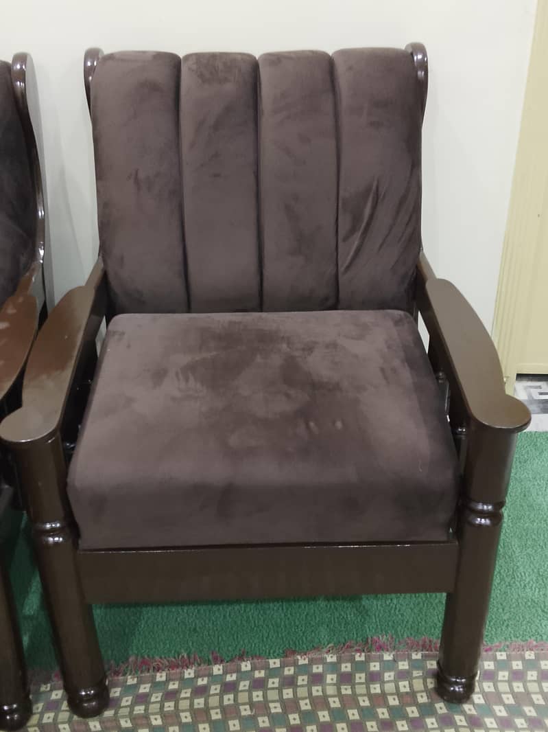 5 seter sofa brown 0