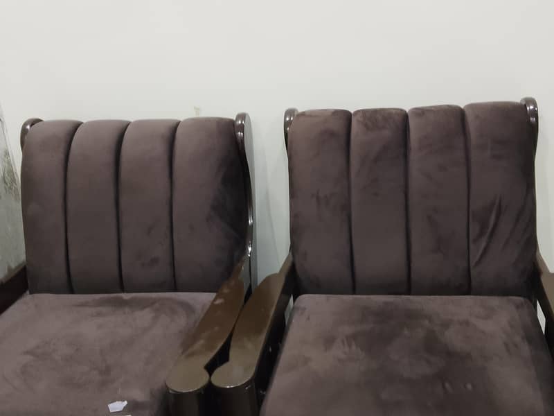 5 seter sofa brown 2