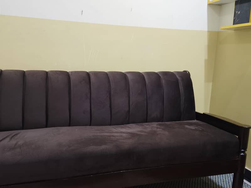 5 seter sofa brown 3