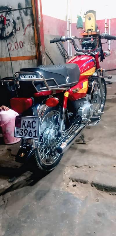 Honda CD 70 2003 model argent for sale