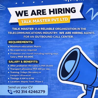 Call Center Jobs in Lahore | Male & Female Required | Urgent Hiring