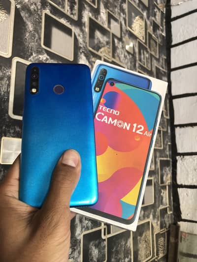 Camon12 air with box 4/64