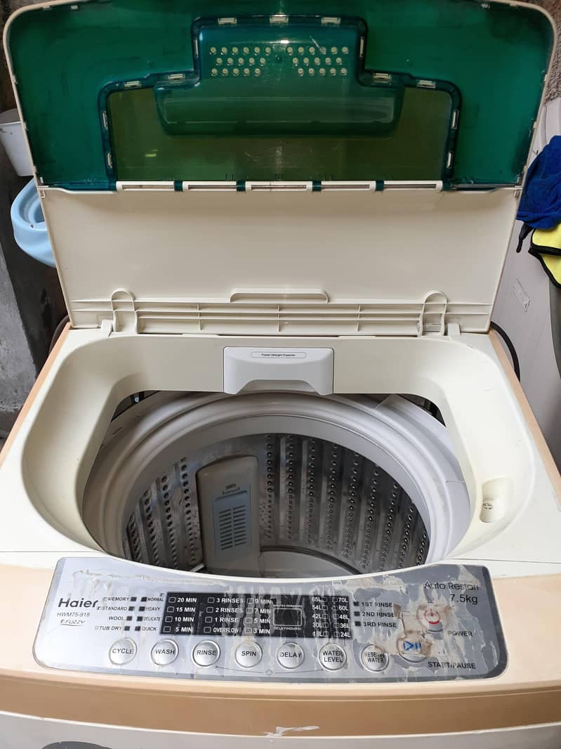 haier auntomatic machine 0