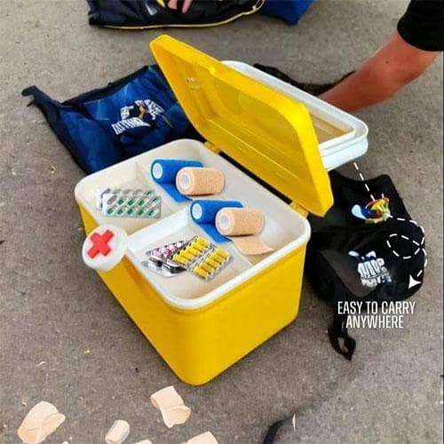 Swiss Medicine and First Aid Box Upper Tray With Portions