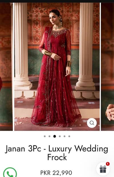 Janan 3PC - Luxury Wedding Frock