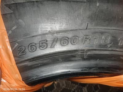 new tyre for Land cruiser and rivo