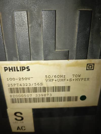 Philips tv with tolly 29 inch