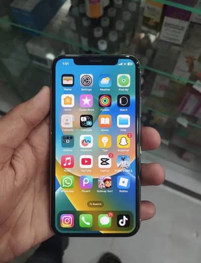 iPhone X 256GB  PTA Approved Complete Box