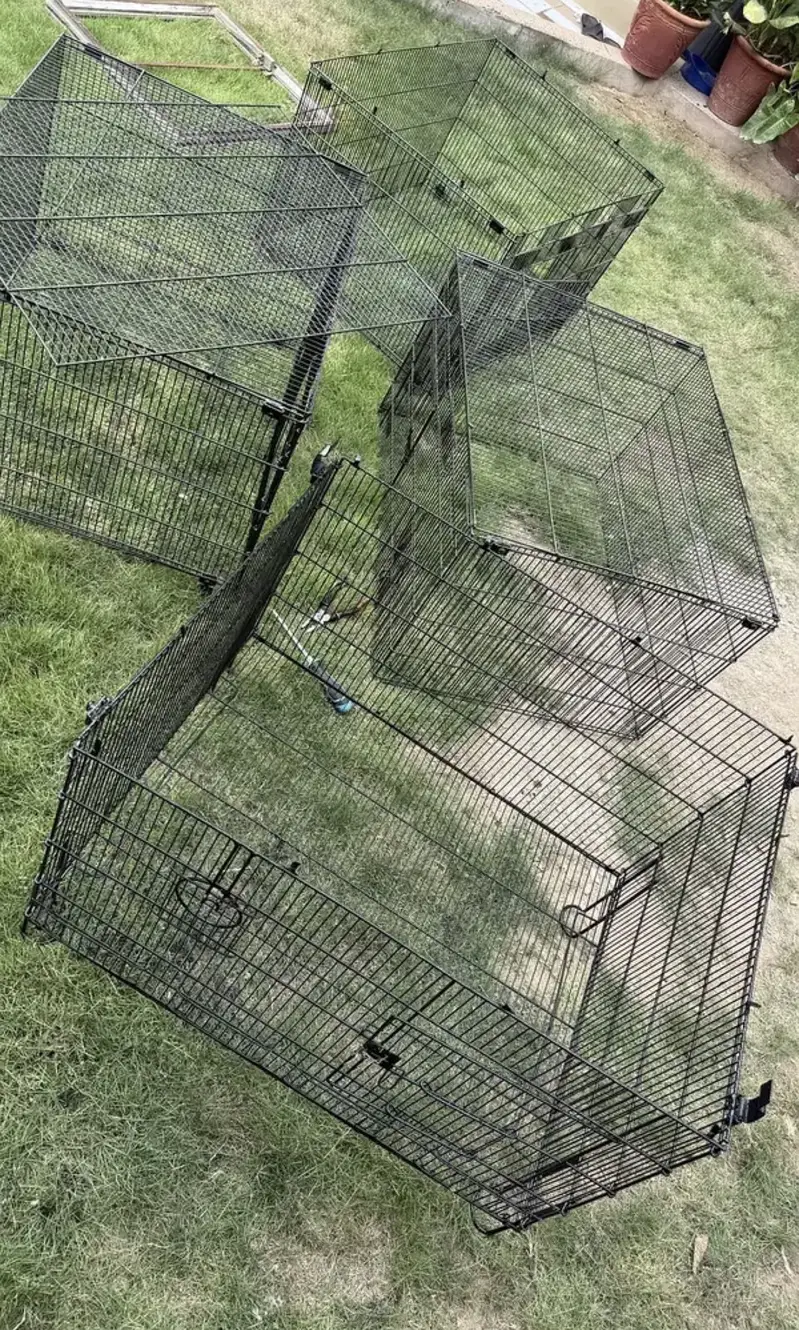 big cage/iron cage/4 portion cage /birds cage/pinjra/Cage/metal cage — photo 3