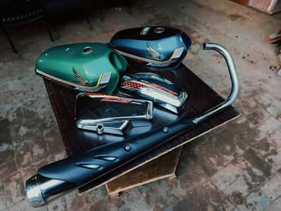 honda 125 tanki tapy self start 2025 model with silencer