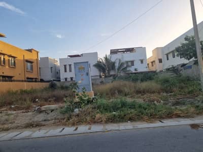500 Square Yards D-Cutting Plot Available For Sale On Beach Street 19, 5th Belt, Zone-C, Phase 8 DHA.