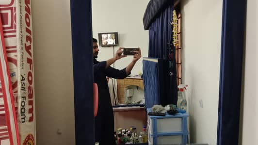 double Bed with side tables and dressing table