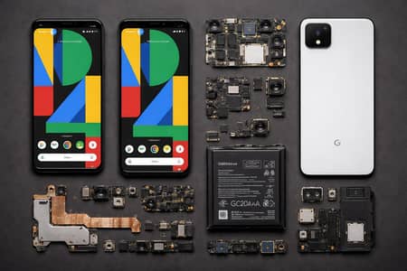 GOOGLE PIXEL 4 PARTS |BOARD PANNEL BATTERY FACE ID CAMERSAS