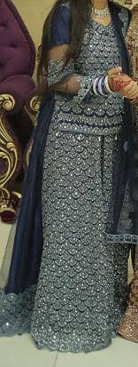 full mirror work heavy lehnga/ sharara