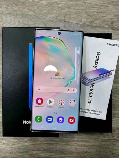 Samsung Note 10 plus 12 ram 256 GB ROM complete box 03319828704