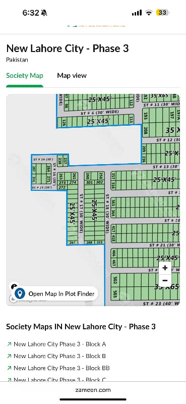 5 Marla Plot For Sale New Lahore City phase 3