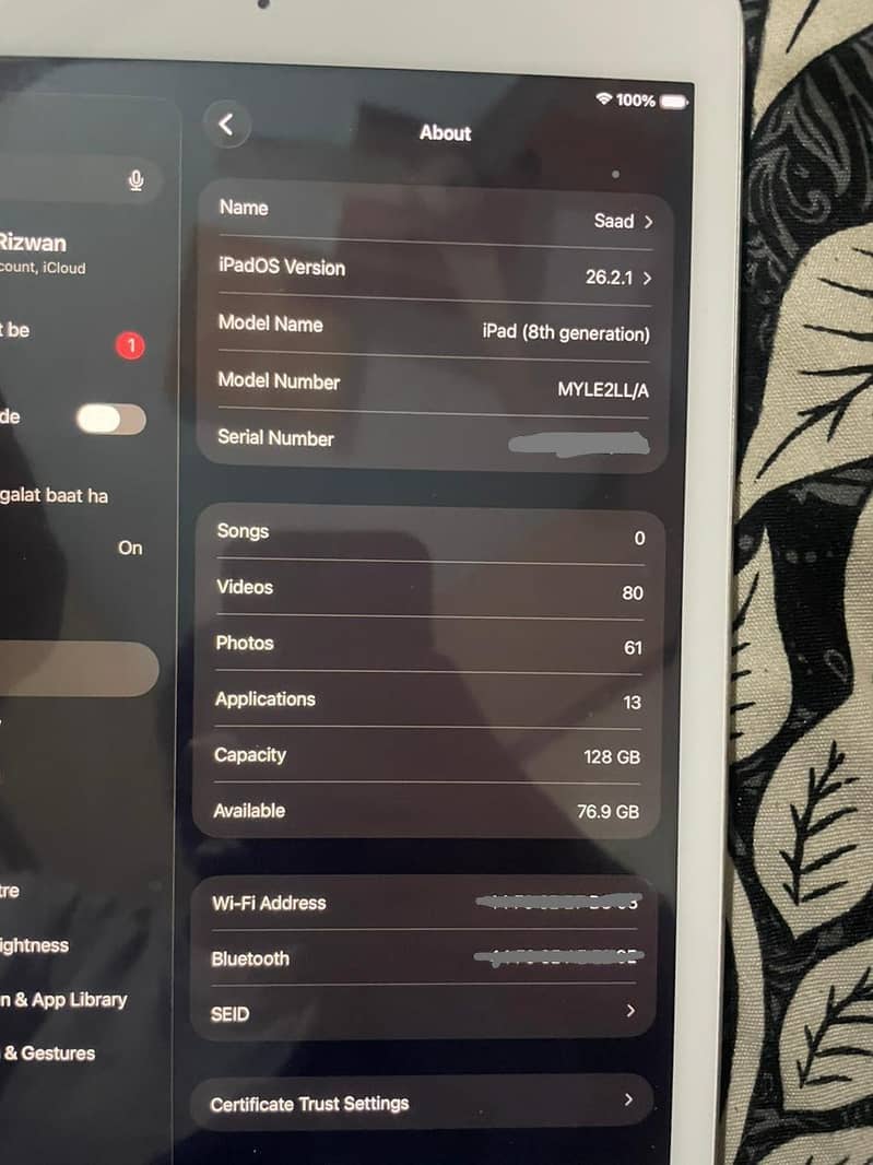 ipad 8th generation 0