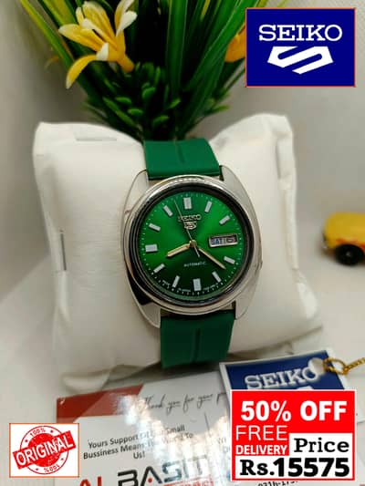 Seiko 5 Citizen Orient Automatic Pre-Owned watch Japan 03161737353