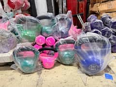 Kettlebells|Dumbbells|Colourfull Kettle Bell|All size available| Desc