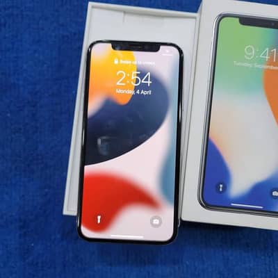 iPhone x 256 GB official  PTA probed no open no repair