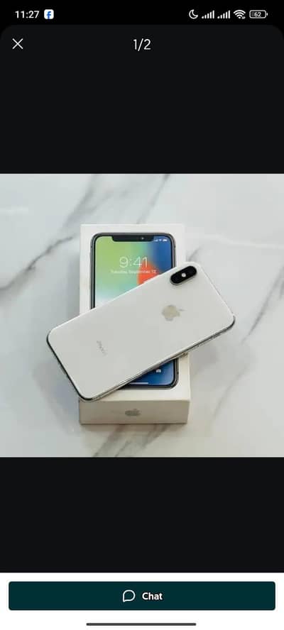 Iphone x 256gb with complete box whatsapp number 03211838831