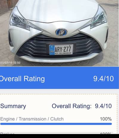 Toyota Vitz Hybrid 2017/20 – Pearl White