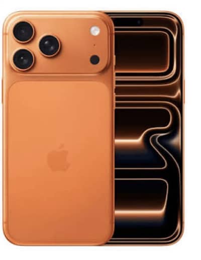 Zero cycle 17 pro max 256 sim lock jv orange only fone and cable