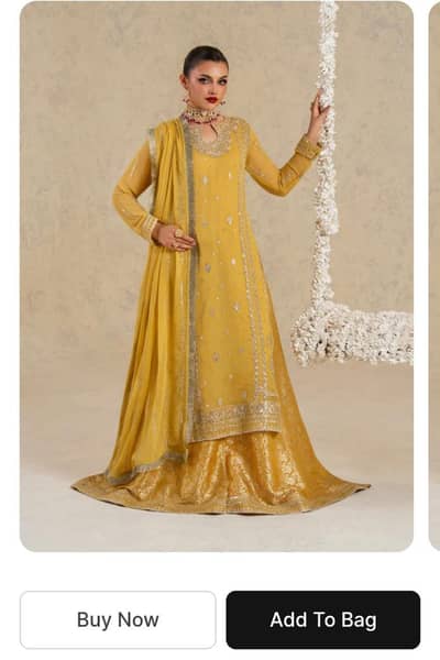 Agha Jan unused dress for sale