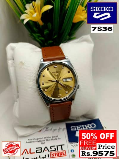 Seiko 5 Citizen Orient Automatic Pre-Owned watch Japan 03161737353