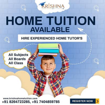 Home Tutor Available for Class 1–8 ( science subjects )
