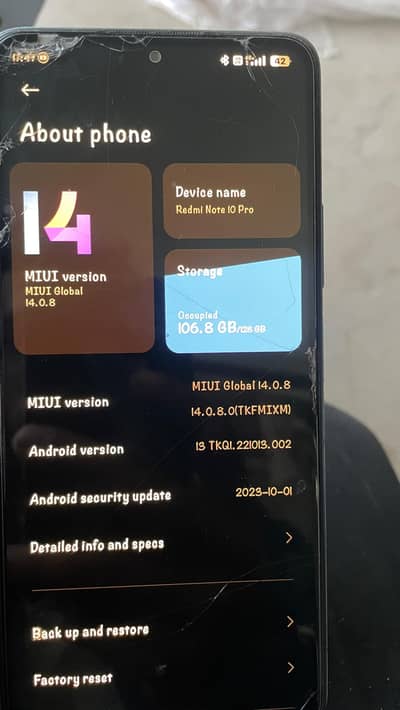 redmi note 10 pro gaming device 60fps 9/10 condition