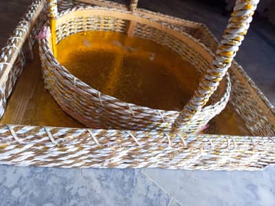 Baskit for gift wrapping