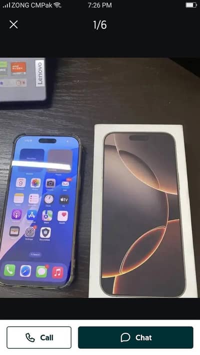 iphone 16 Pro Max 256gb 03171115107only watsup par rabta kary