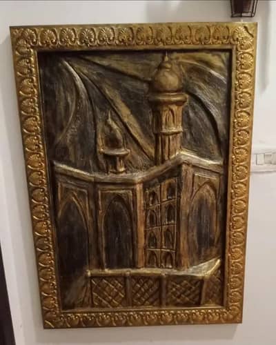 Beautiful Large Painting of The Mosque