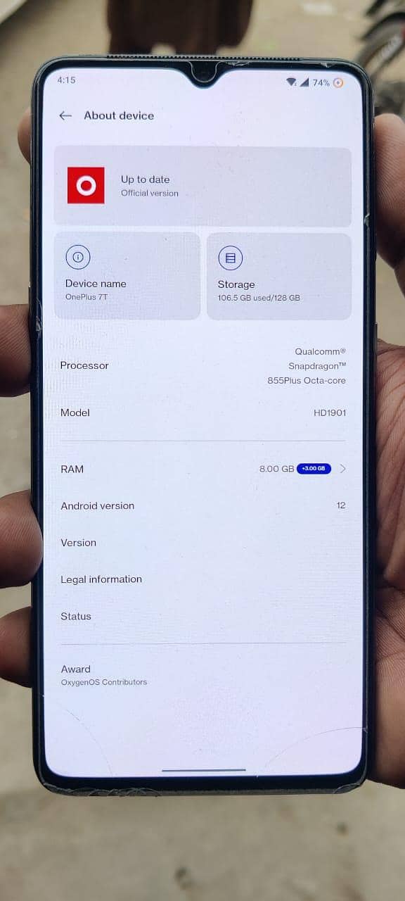 OnePlus 7t Global Version 1