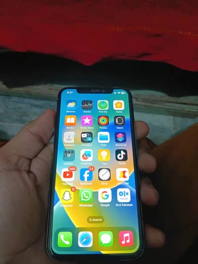 iPhone X 256Gb pTa  approved. Sim  ic. Ka masla hy