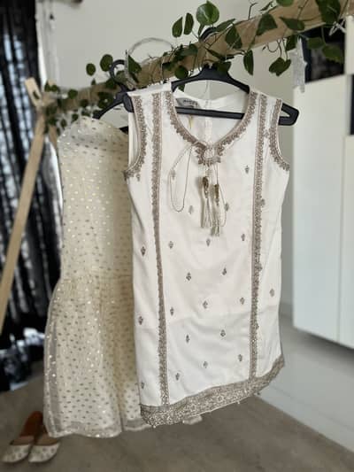 Two piece Maria B dress for teenage girls