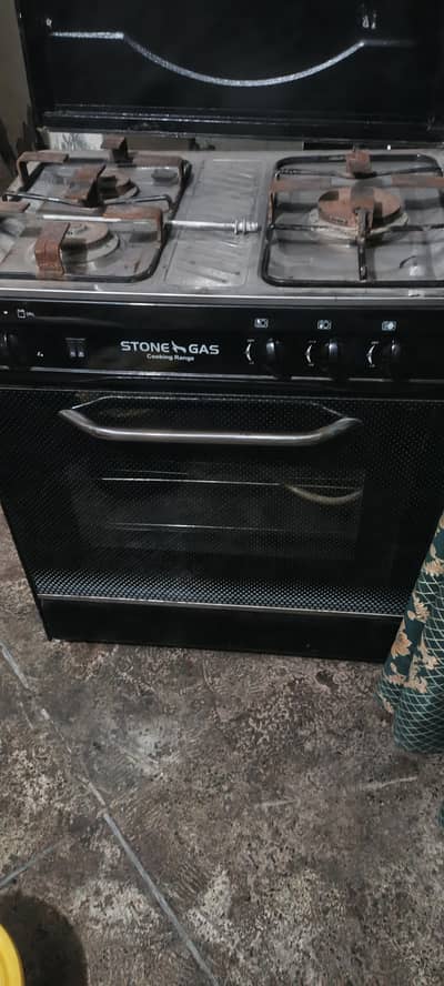 stone gas cooking range