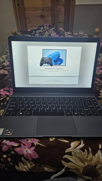 new box opened laptop