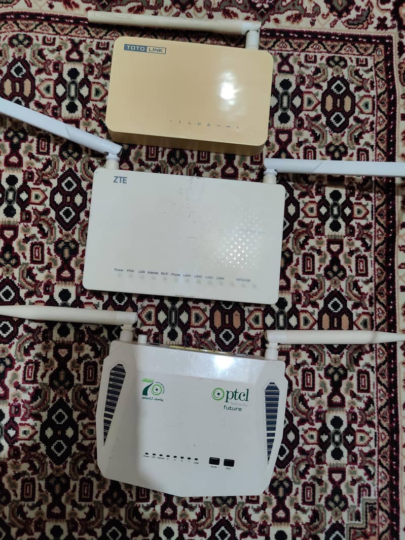 ZTE GPON Fiber / PTCL / TOTO Link routers - Networking - 1111066094